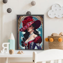 Load image into Gallery viewer, Diamond Painting - Partial Special Shaped - Luxury Woman (30*40CM)
