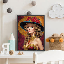 Load image into Gallery viewer, Diamond Painting - Partial Special Shaped - Luxury Woman (30*40CM)
