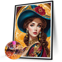 Load image into Gallery viewer, Diamond Painting - Partial Special Shaped - Luxury Woman (30*40CM)
