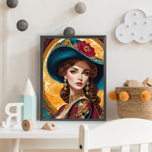 Load image into Gallery viewer, Diamond Painting - Partial Special Shaped - Luxury Woman (30*40CM)
