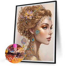 Load image into Gallery viewer, Diamond Painting - Partial Special Shaped - Luxury Woman (30*40CM)

