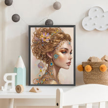 Load image into Gallery viewer, Diamond Painting - Partial Special Shaped - Luxury Woman (30*40CM)
