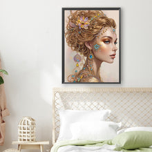 Load image into Gallery viewer, Diamond Painting - Partial Special Shaped - Luxury Woman (30*40CM)
