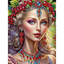 Load image into Gallery viewer, Diamond Painting - Partial Special Shaped - Luxury Woman (30*40CM)
