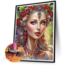 Load image into Gallery viewer, Diamond Painting - Partial Special Shaped - Luxury Woman (30*40CM)
