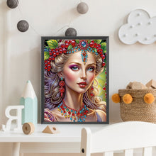 Load image into Gallery viewer, Diamond Painting - Partial Special Shaped - Luxury Woman (30*40CM)
