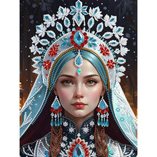 Load image into Gallery viewer, Diamond Painting - Partial Special Shaped - Luxury Woman (30*40CM)
