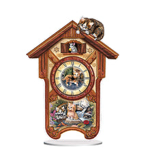 Load image into Gallery viewer, Acrylic Special Shaped Animal 5D Diamond Painting Clock Art Craft for Home Decor
