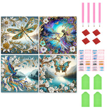 Load image into Gallery viewer, 4pcs Partial Special Diamond Painting Set - Lakeside series (30*30CM)
