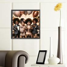 Load image into Gallery viewer, Diamond Painting - Full Round - Several children (40*40CM)

