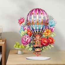 Load image into Gallery viewer, Acrylic Special Shaped Hot Air Balloon Flower Desktop Diamond Art Kits for Home
