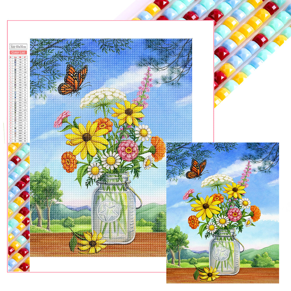 AB Diamond Painting - Full Square - Vase (40*50CM)