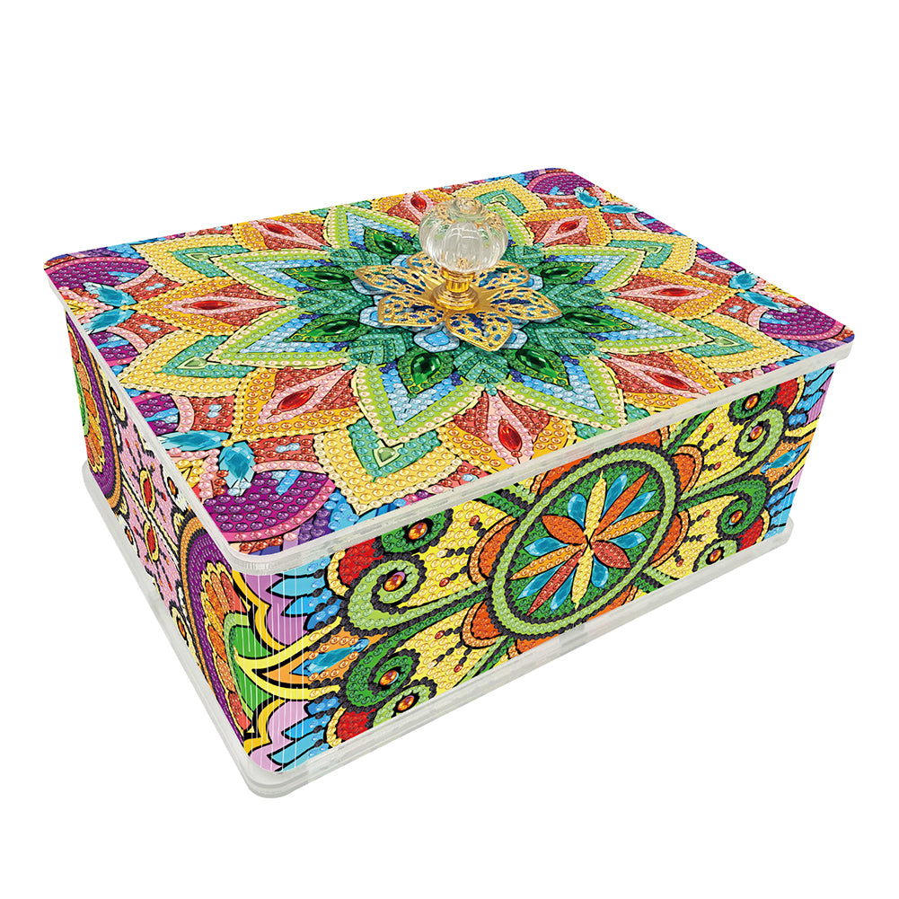 Mandala Diamond Painting Storage Box Diamond Painting Holder Case for Art Crafts