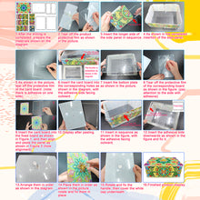 Load image into Gallery viewer, Mandala Diamond Painting Storage Box Diamond Painting Holder Case for Art Crafts
