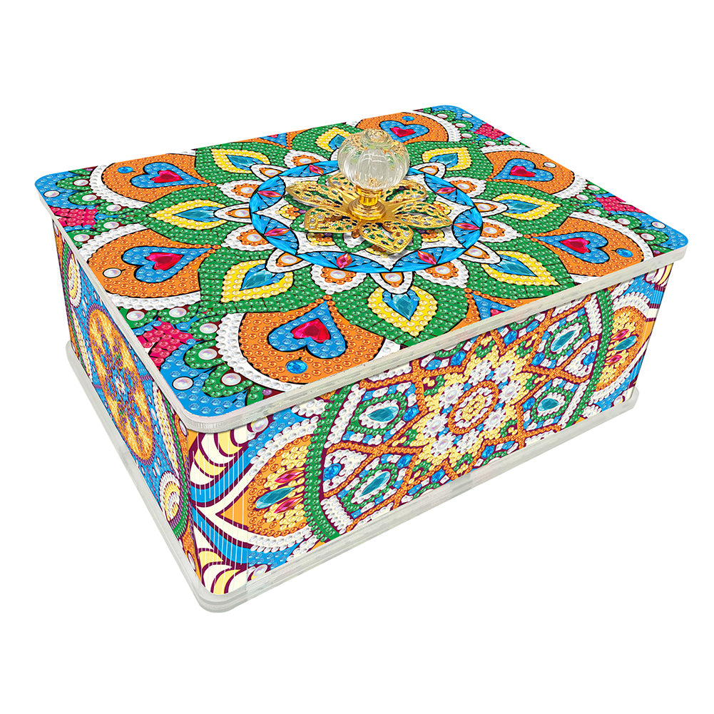 Mandala Diamond Painting Storage Box Diamond Painting Holder Case for Art Crafts