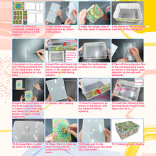 Load image into Gallery viewer, Mandala Diamond Painting Storage Box Diamond Painting Holder Case for Art Crafts
