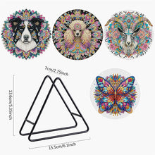 Load image into Gallery viewer, 4Pcs Acrylic Mandala DIY Diamond Dot Kits Diamond Crafts Projects for Home Decor
