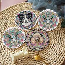 Load image into Gallery viewer, 4Pcs Acrylic Mandala DIY Diamond Dot Kits Diamond Crafts Projects for Home Decor
