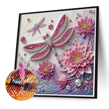 Load image into Gallery viewer, Diamond Painting - Partial Special Shaped - Dragonfly (40*40CM)
