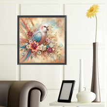 Load image into Gallery viewer, Diamond Painting - Partial Special Shaped - Flowers and parrots (40*40CM)
