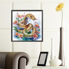 Load image into Gallery viewer, Diamond Painting - Partial Special Shaped - Snake (40*40CM)
