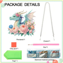 Load image into Gallery viewer, Acrylic Special Shape Bird Flower Diamond Painting Decor DIY Diamond Art Pendant
