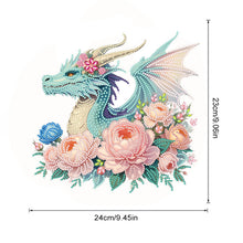 Load image into Gallery viewer, Acrylic Special Shape Bird Flower Diamond Painting Decor DIY Diamond Art Pendant
