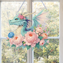 Load image into Gallery viewer, Acrylic Special Shape Bird Flower Diamond Painting Decor DIY Diamond Art Pendant
