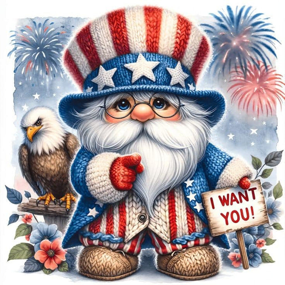 Diamond Painting - Full Round - Gnome (30*30CM)