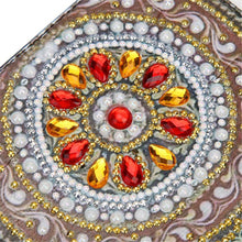 Load image into Gallery viewer, Special Shape Flower DIY Diamond Passport Case PU Diamond Art Passport Protector
