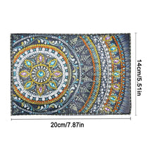 Load image into Gallery viewer, Special Shape Flower DIY Diamond Passport Case PU Diamond Art Passport Protector
