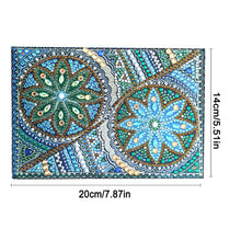 Load image into Gallery viewer, Special Shape Flower DIY Diamond Passport Case PU Diamond Art Passport Protector
