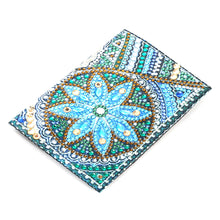 Load image into Gallery viewer, Special Shape Flower DIY Diamond Passport Case PU Diamond Art Passport Protector
