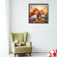 Load image into Gallery viewer, Diamond Painting - Full Round - Warm Old Couple (40*40CM)
