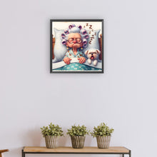 Load image into Gallery viewer, Diamond Painting - Full Round - Funny old lady (30*30CM)
