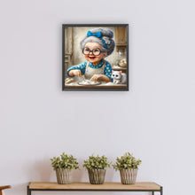 Load image into Gallery viewer, Diamond Painting - Full Round - Funny old lady (30*30CM)
