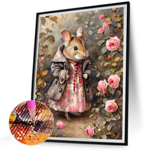 Load image into Gallery viewer, Diamond Painting - Full Round - Mice with Flowers (30*40CM)
