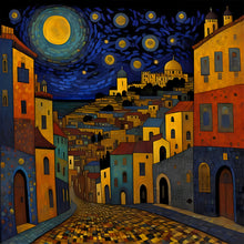 Load image into Gallery viewer, Diamond Painting - Full Round - colorful house (40*40CM)
