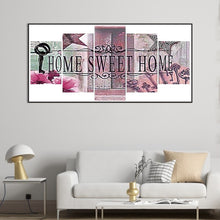 Load image into Gallery viewer, Diamond Painting - Full Round - HOME calligraphy and painting (95*45CM)

