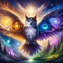 Load image into Gallery viewer, Diamond Painting - Full Round - Owl (50*50CM)
