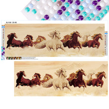 Load image into Gallery viewer, Diamond Painting - Full Round - Eight horses (80*30CM)

