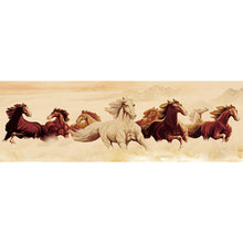 Load image into Gallery viewer, Diamond Painting - Full Round - Eight horses (80*30CM)
