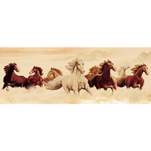 Load image into Gallery viewer, Diamond Painting - Full Round - Eight horses (80*30CM)
