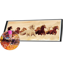 Load image into Gallery viewer, Diamond Painting - Full Round - Eight horses (80*30CM)
