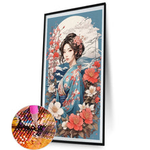 Load image into Gallery viewer, AB Diamond Painting - Full Round - Classic kimono girl (40*70CM)
