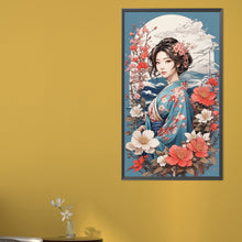 Load image into Gallery viewer, AB Diamond Painting - Full Round - Classic kimono girl (40*70CM)
