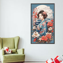 Load image into Gallery viewer, AB Diamond Painting - Full Round - Classic kimono girl (40*70CM)
