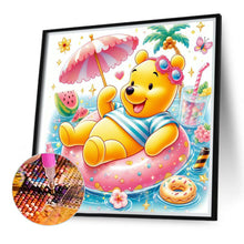 Load image into Gallery viewer, Diamond Painting - Full Round - Winnie the Pooh swimming ring (40*40CM)
