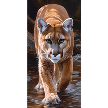 Load image into Gallery viewer, Diamond Painting - Full Round - Cougar (45*85CM)
