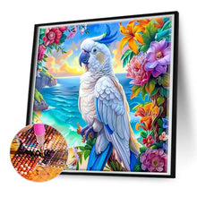 Load image into Gallery viewer, Diamond Painting - Full Round - Blue and white parrot (50*50CM)
